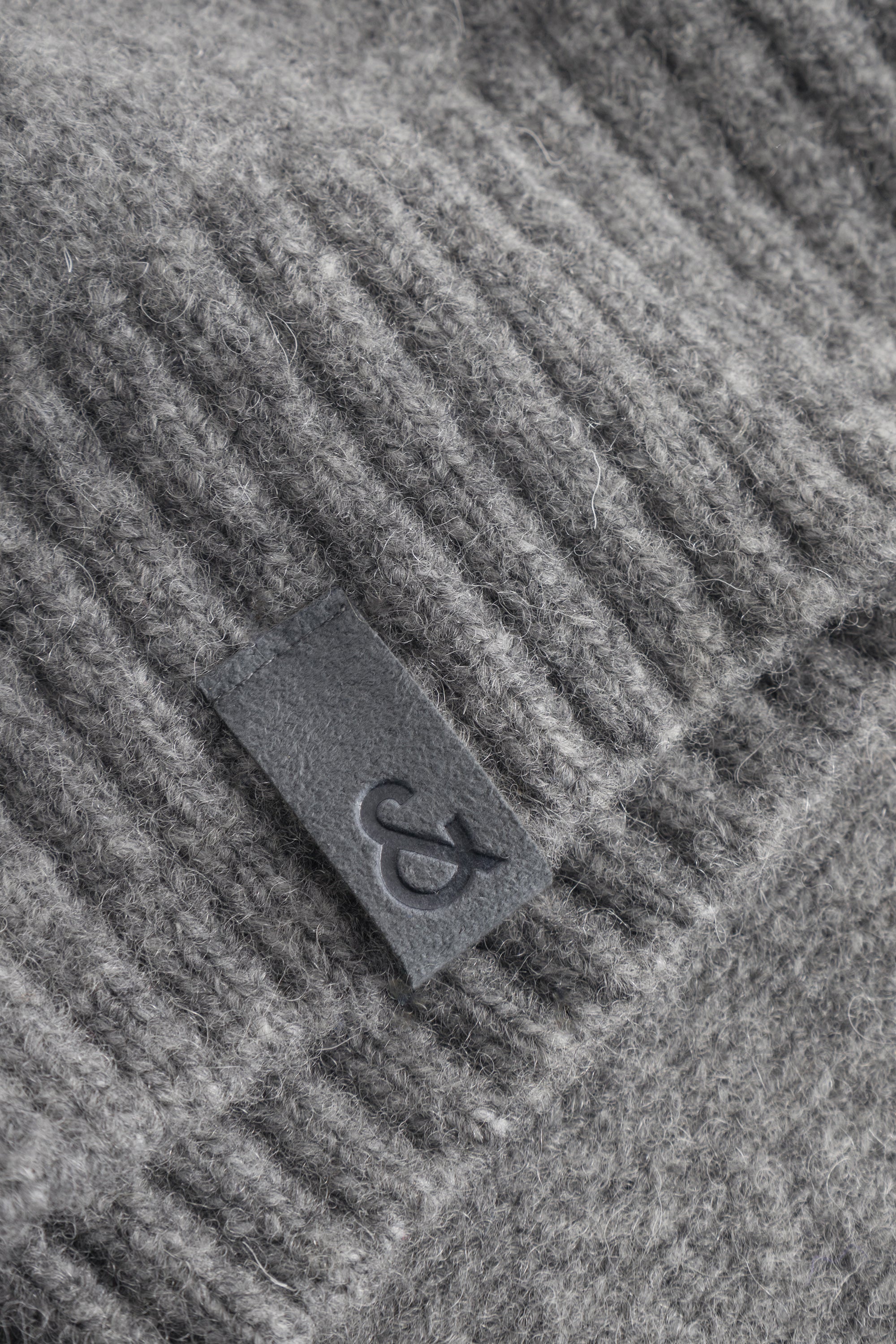 Strick Bomberjacke - Steel