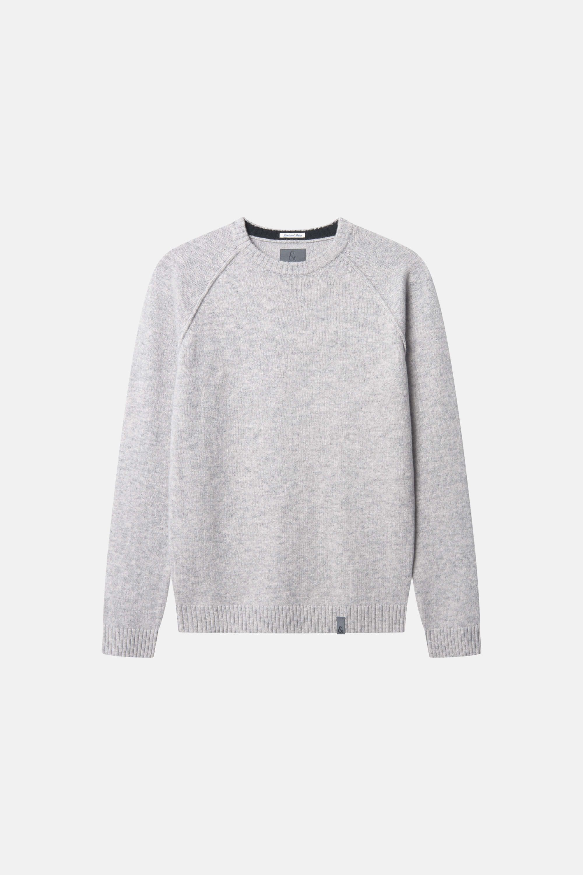 Pullover Lammwolle - Steel