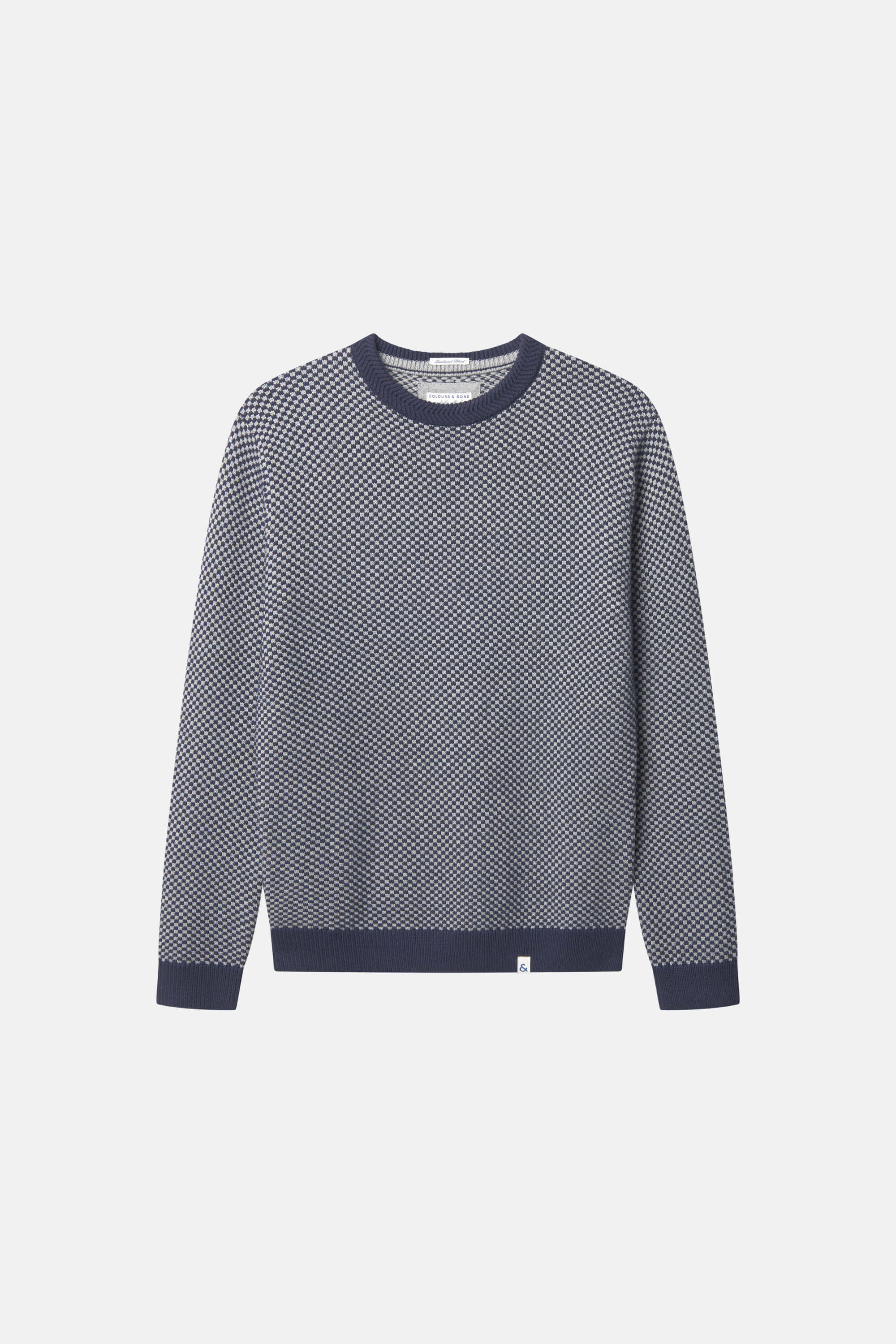 Pullover Popcorn - Navy-Steel