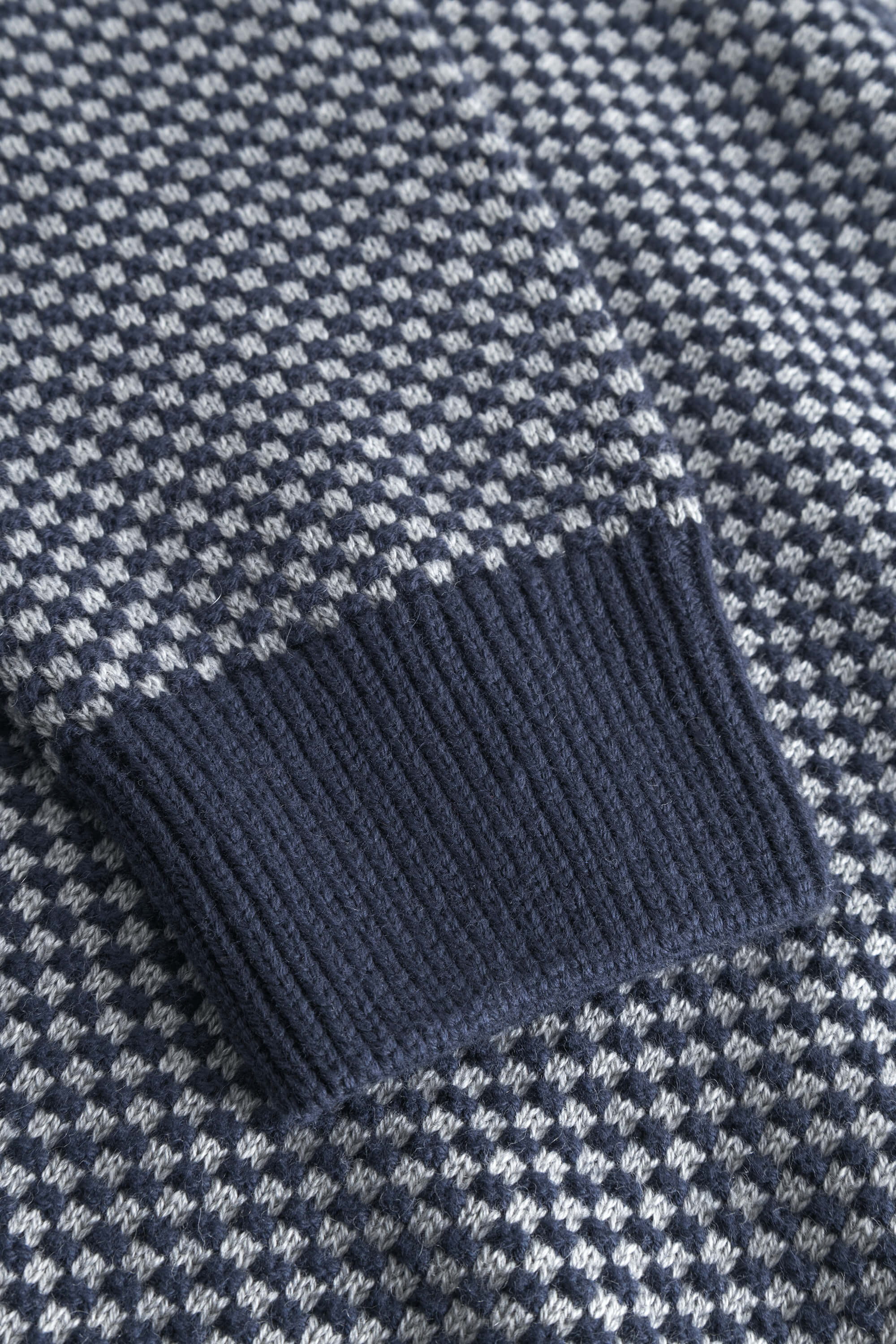 Pullover Popcorn - Navy-Steel