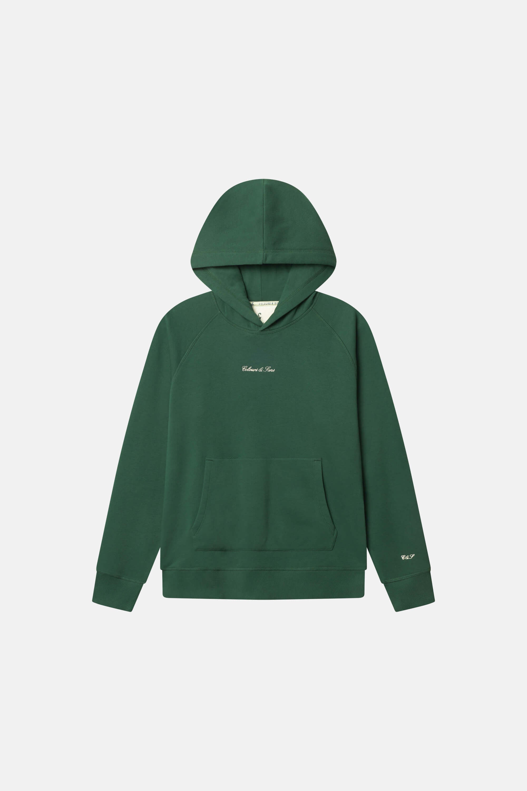Hoodie-Brushed - Pine