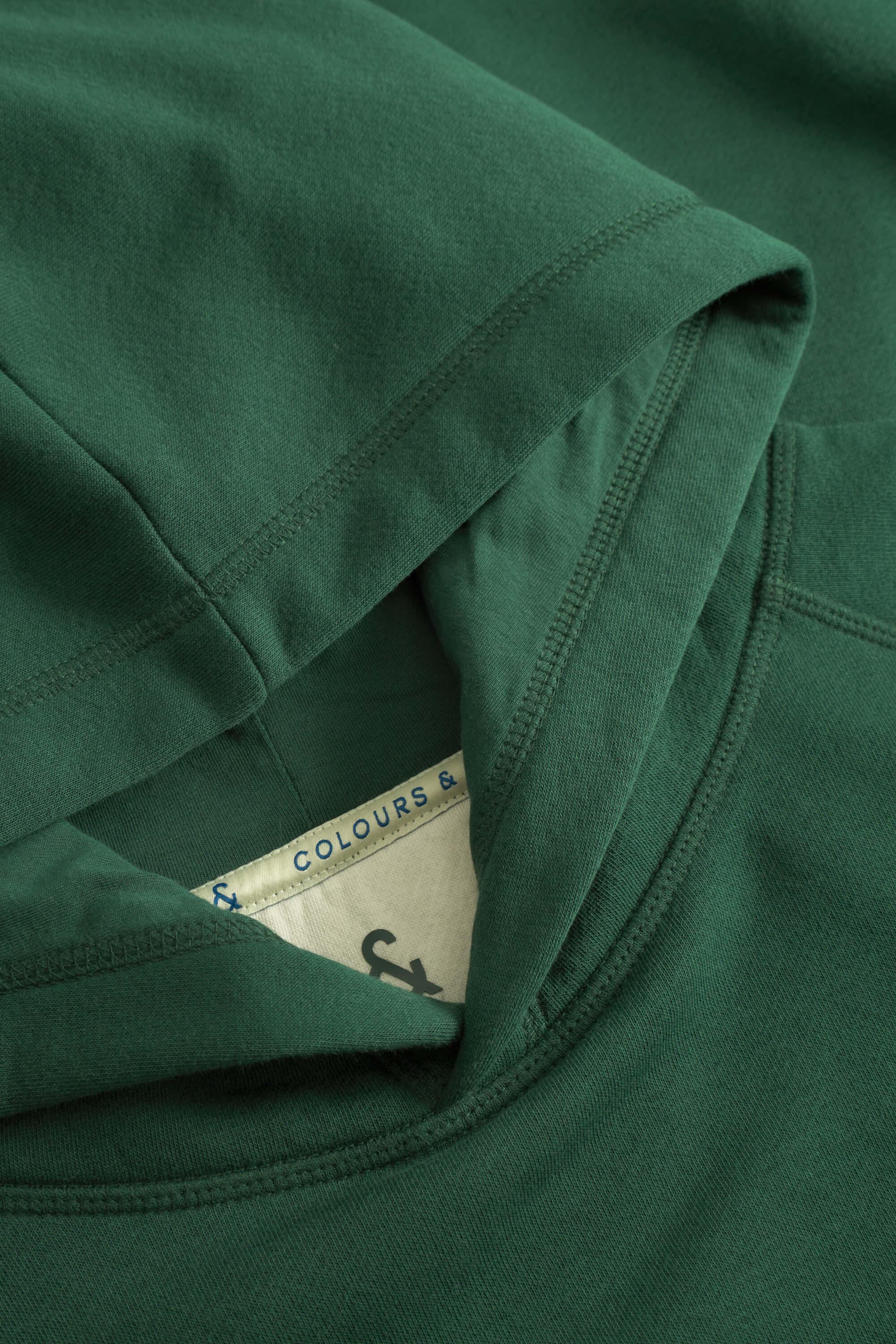 Hoodie-Brushed - Pine