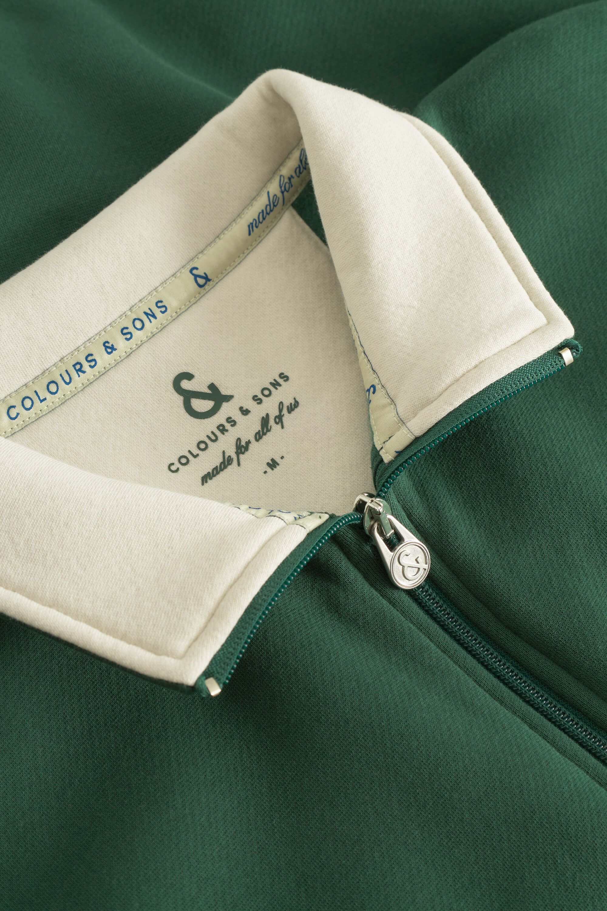 Half-Zip Brushed - Pine
