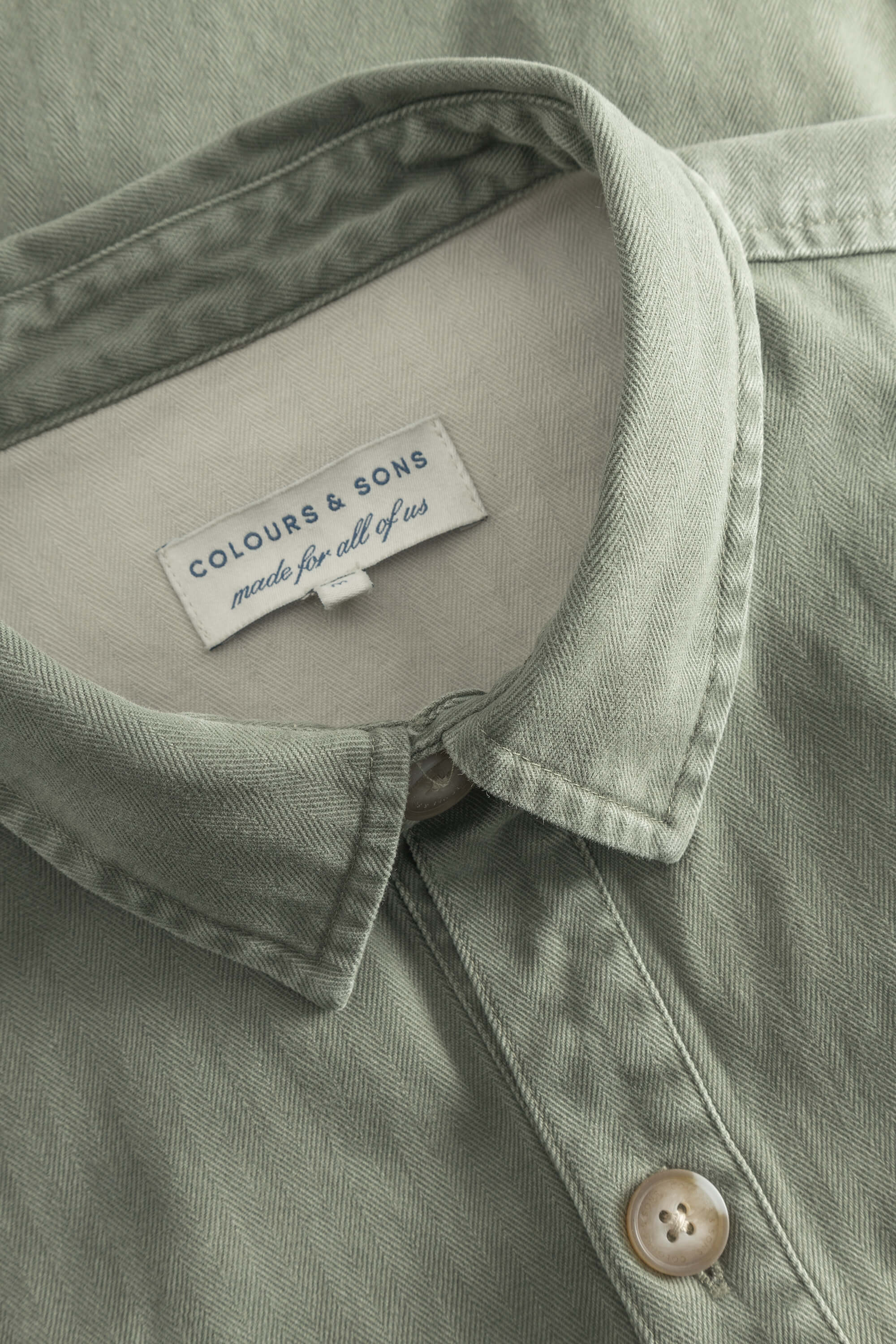 Overshirt Fishgrätenmuster - Hunter