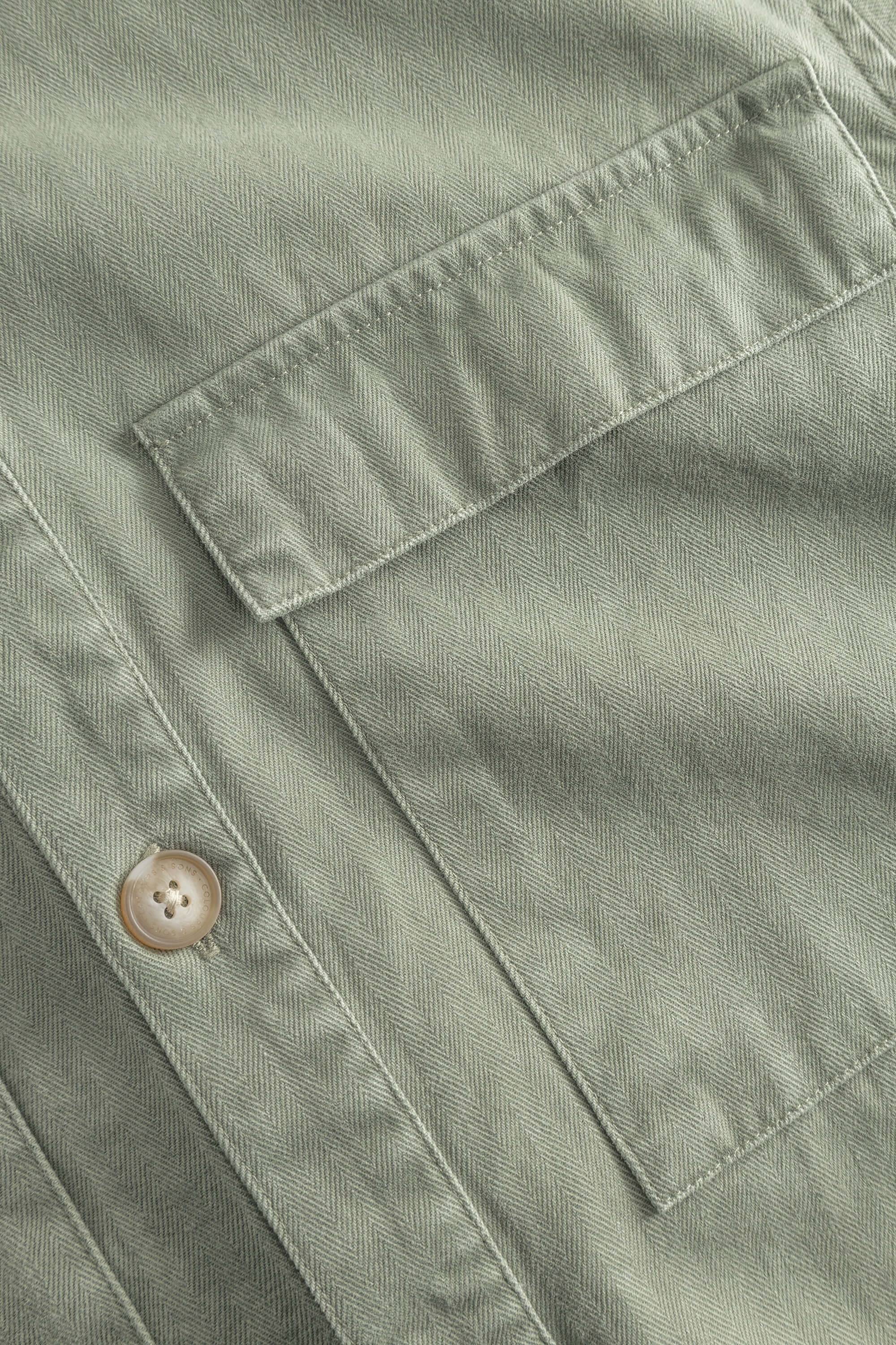 Overshirt Fishgrätenmuster - Hunter