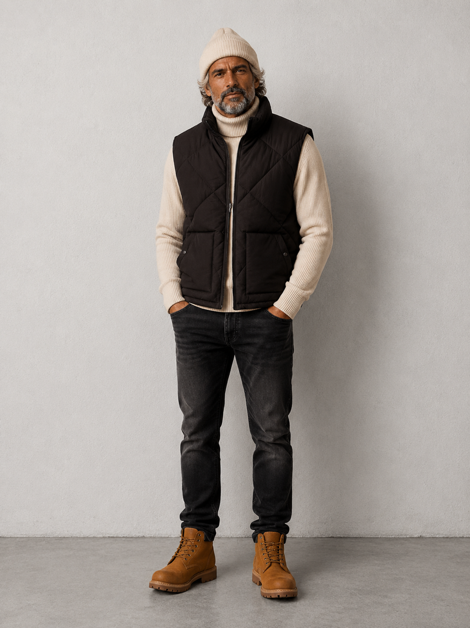 Vest Puffer Quilted - Lumber