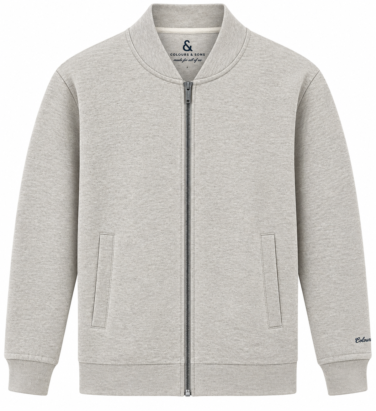 Sweat Jacke - offwhite