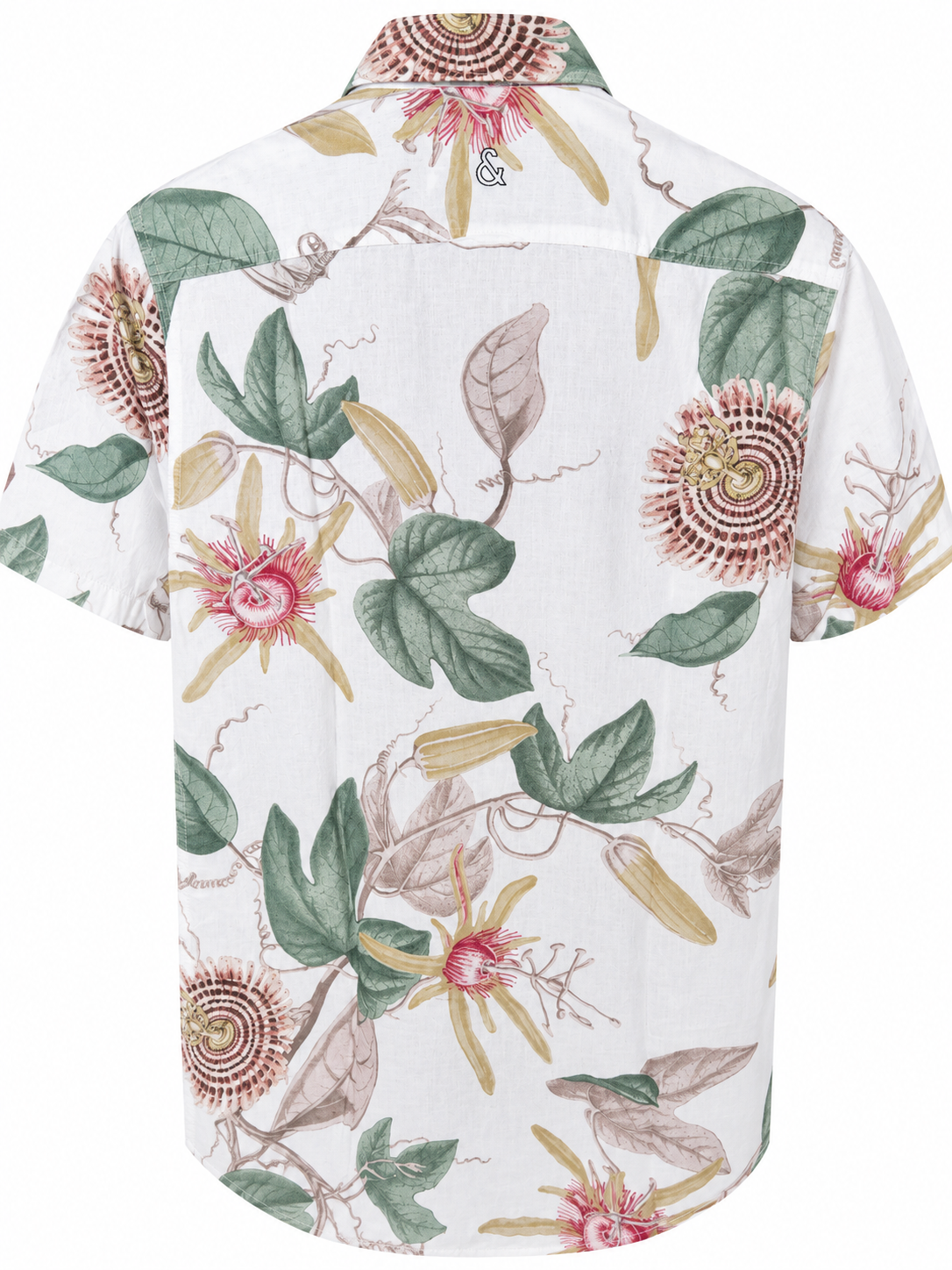 Kurzarm Hemd gemustert - Botanical