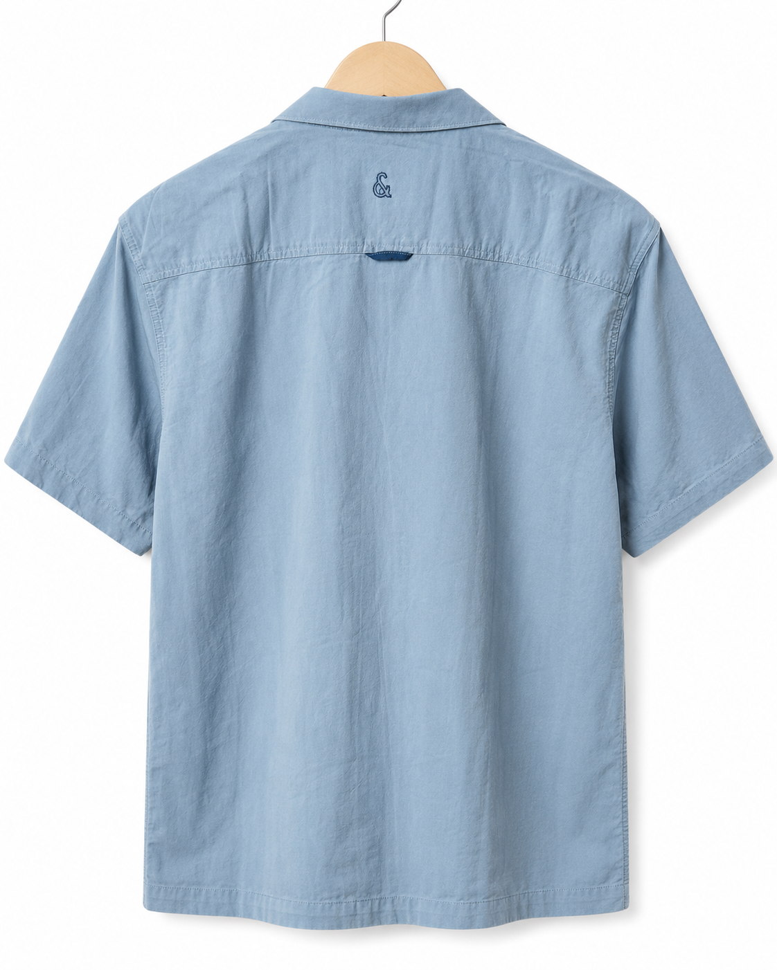 Camp Collar Kurzarmhemd - Dove