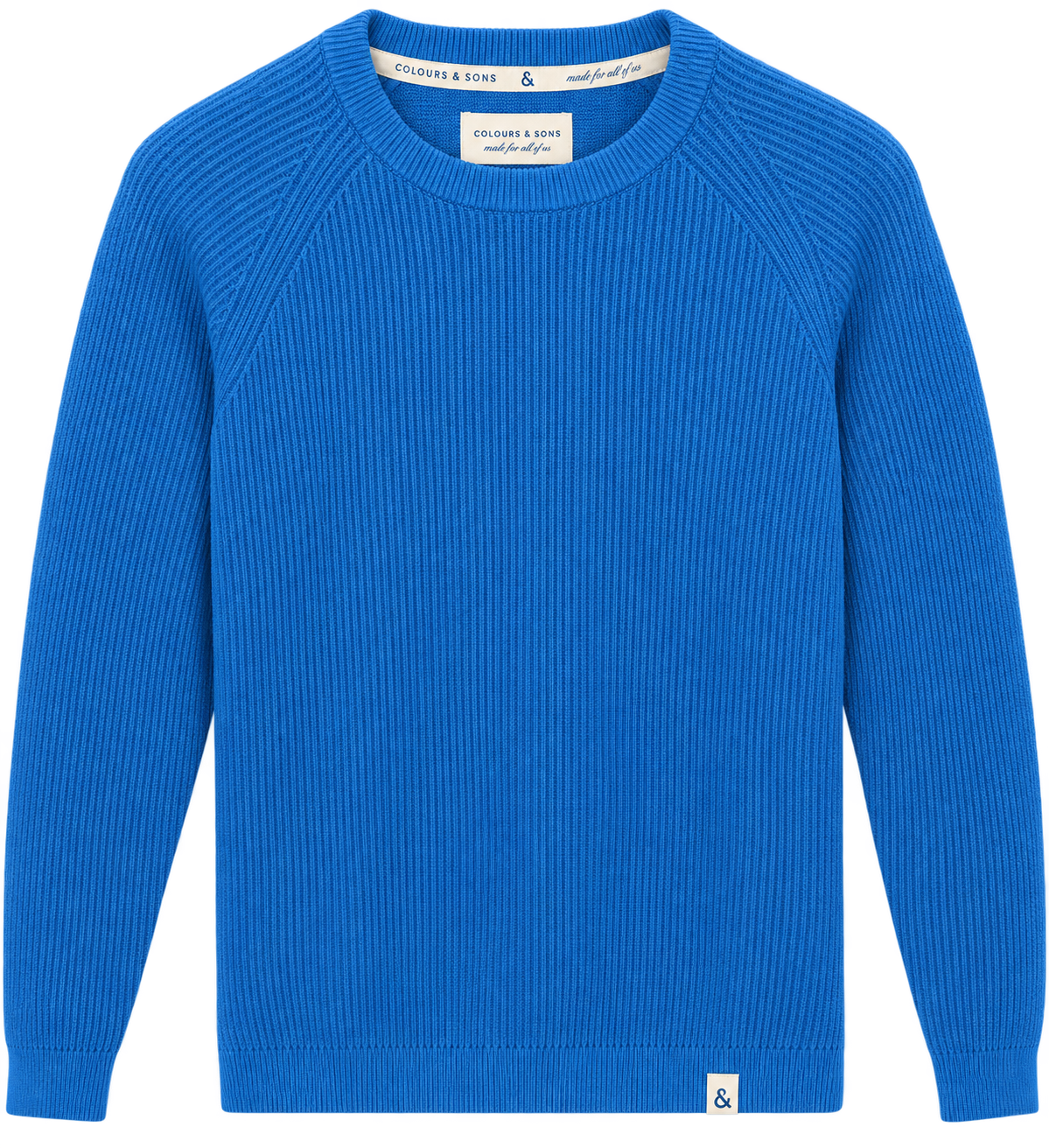 Pullover gerippt - Royal