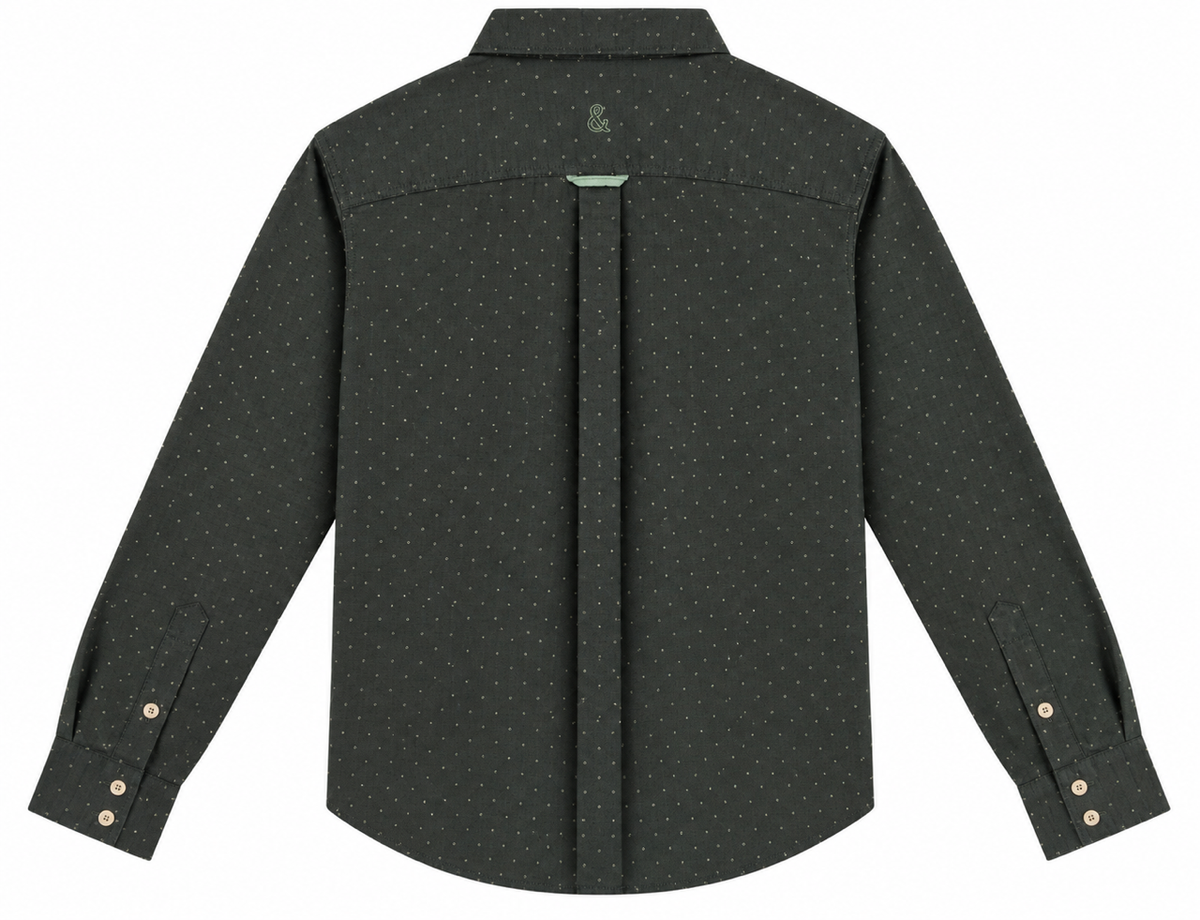Hemd gemustert - Dobby Dots