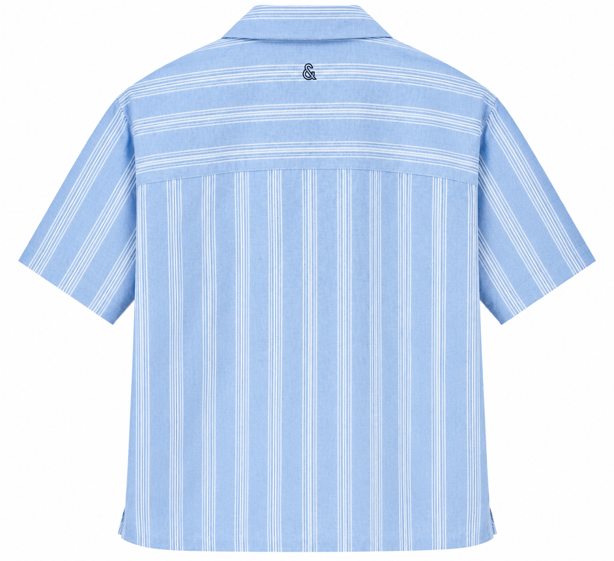 Camp Collar Kurzarmhemd - Capri Stripes