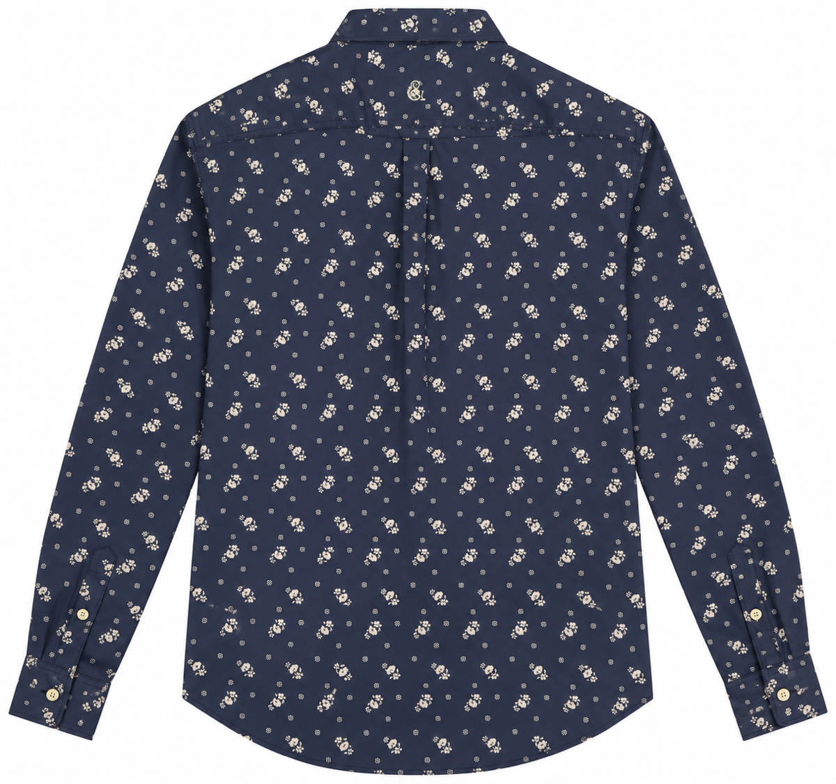 Hemd gemustert - Dark Navy Flowers