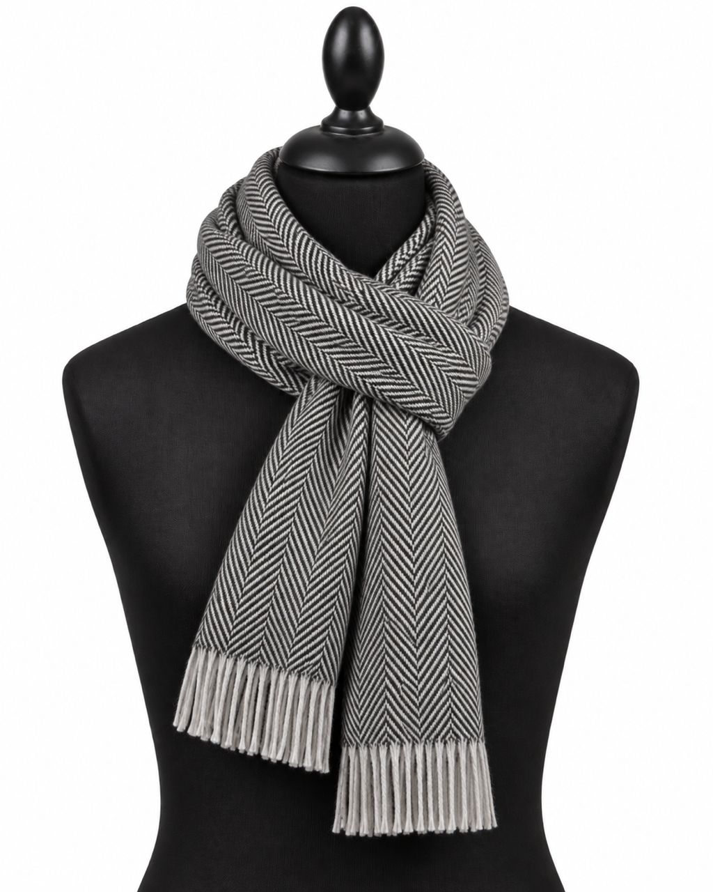 Schal - Herringbone Anthra