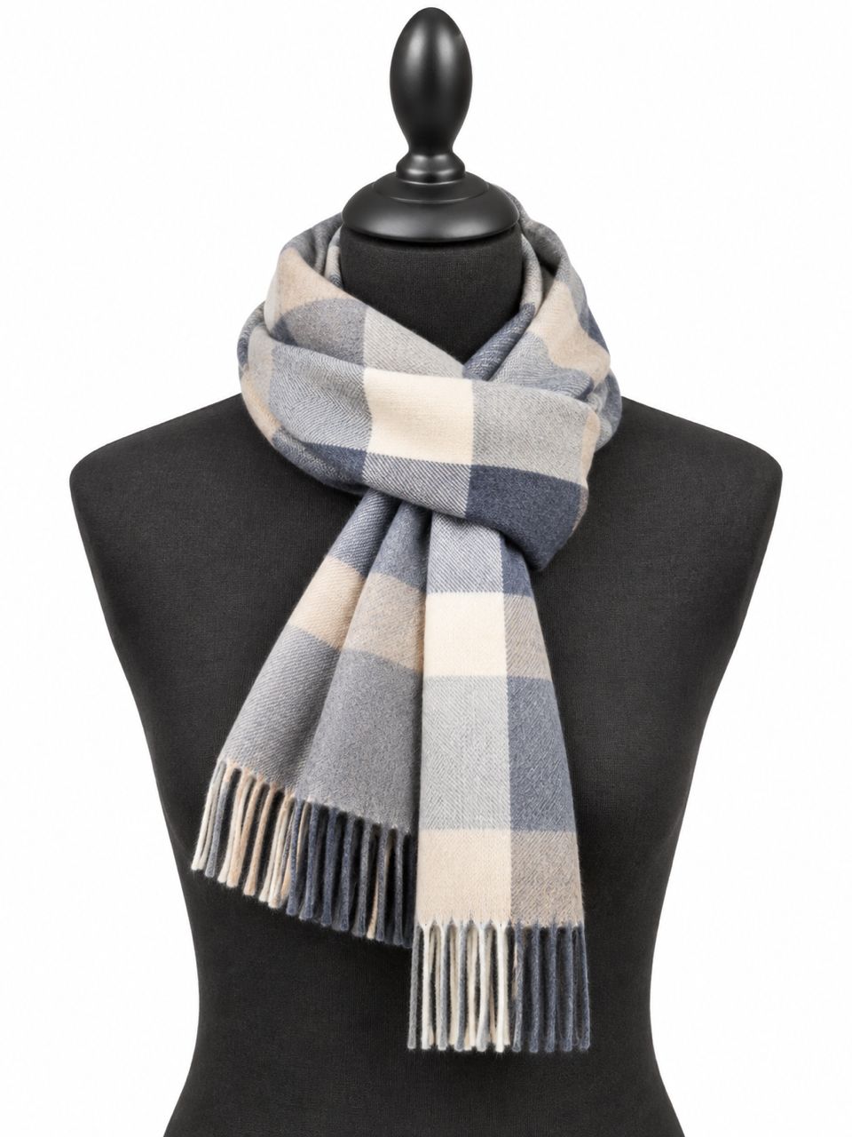Schal - Denim Check