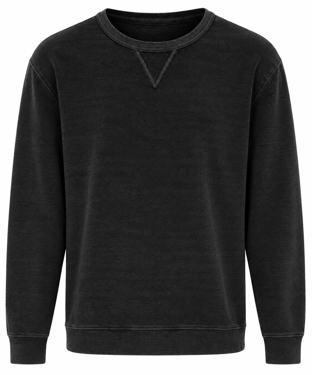 Basic Sweatshirt-washed - Black