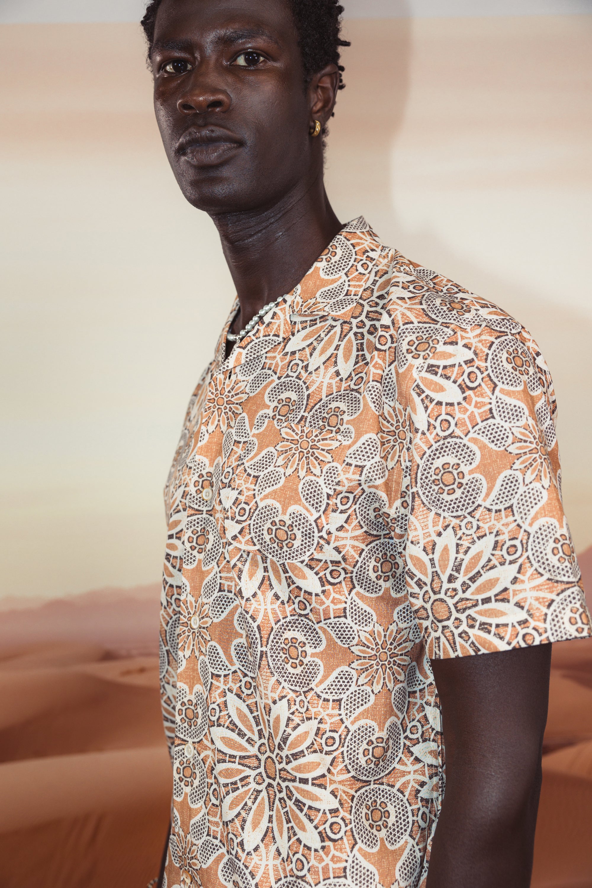 Resort Shirt - Moroccan Tile